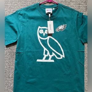 OVO x NFL PHILADELPHIA EAGLES OG OWL T SHIRT Size L SOLD OUT